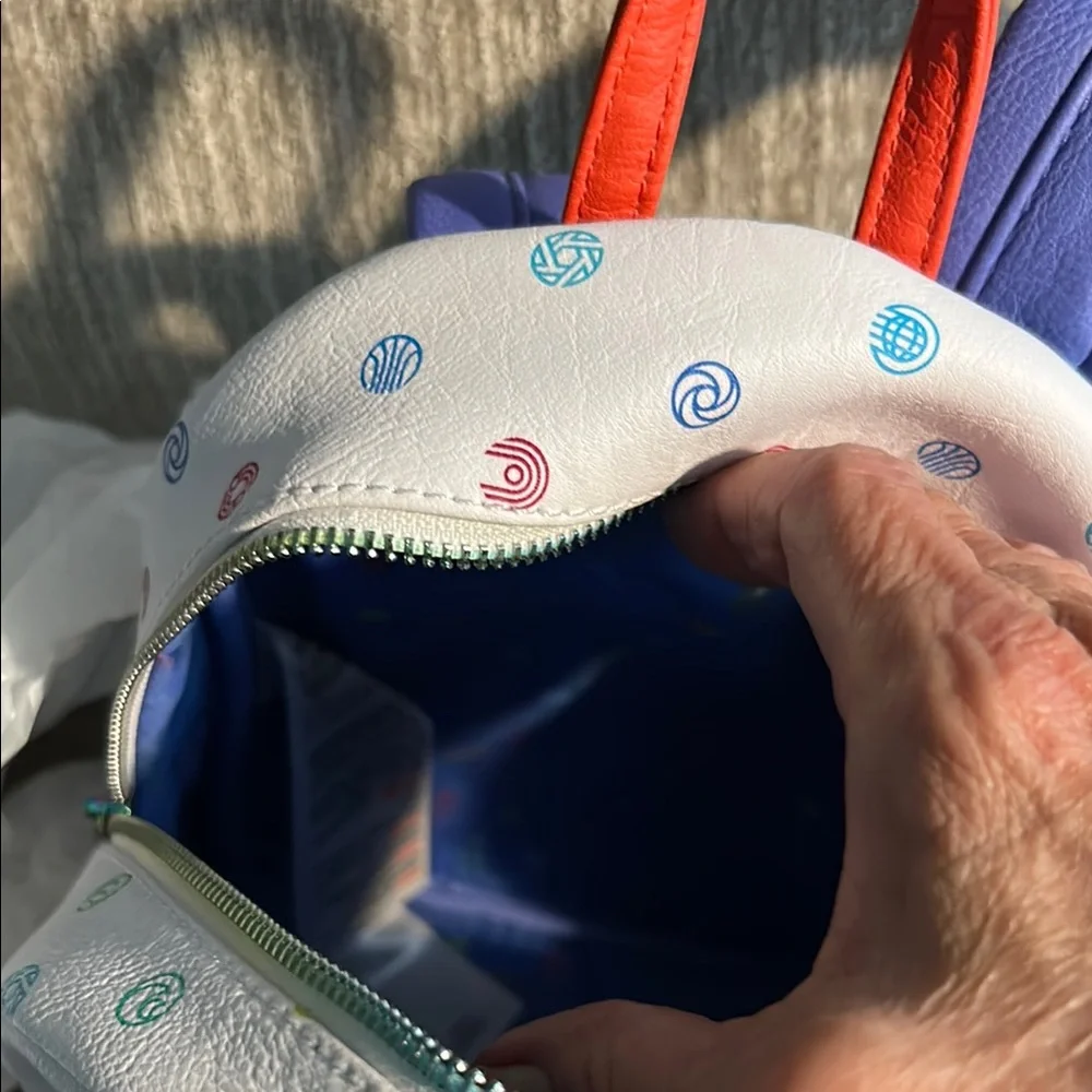 Disney EPCOT 40th Anniversary Backpack - White